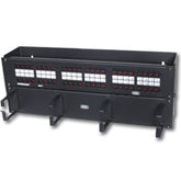 Hubbell P5E48UF SPEEDGAIN Universal 48 Port Hinged Patch Panel (T568A/T568B)